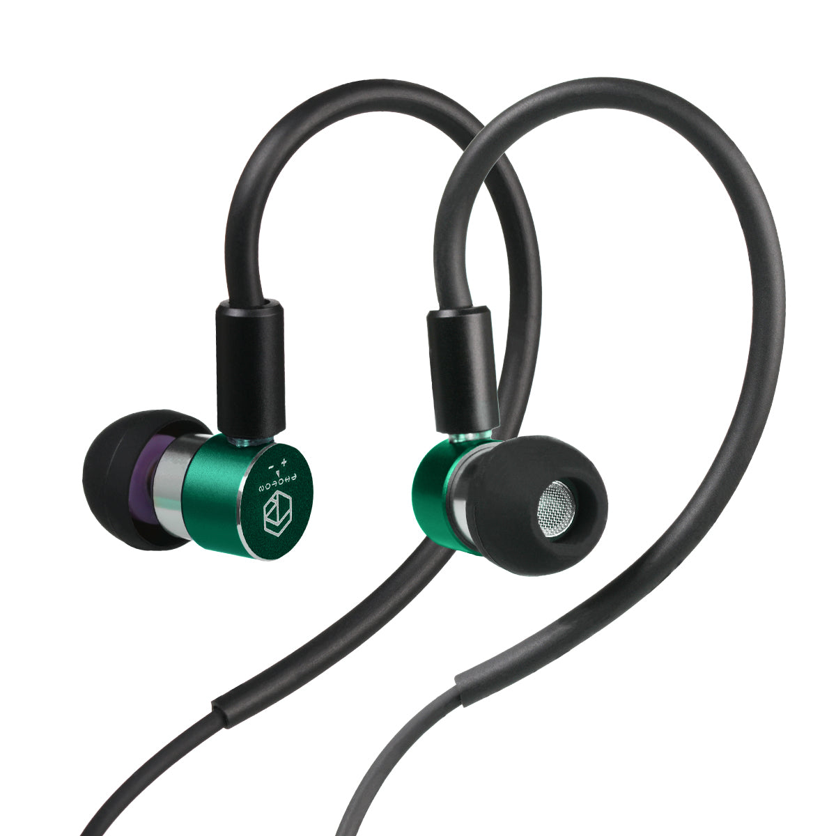 ROSESELSA Photon Pro Wired In Ear Earbuds, 0.78 2 pin Detachable Cable with HD Mics, Small Design Earphones for Gaming