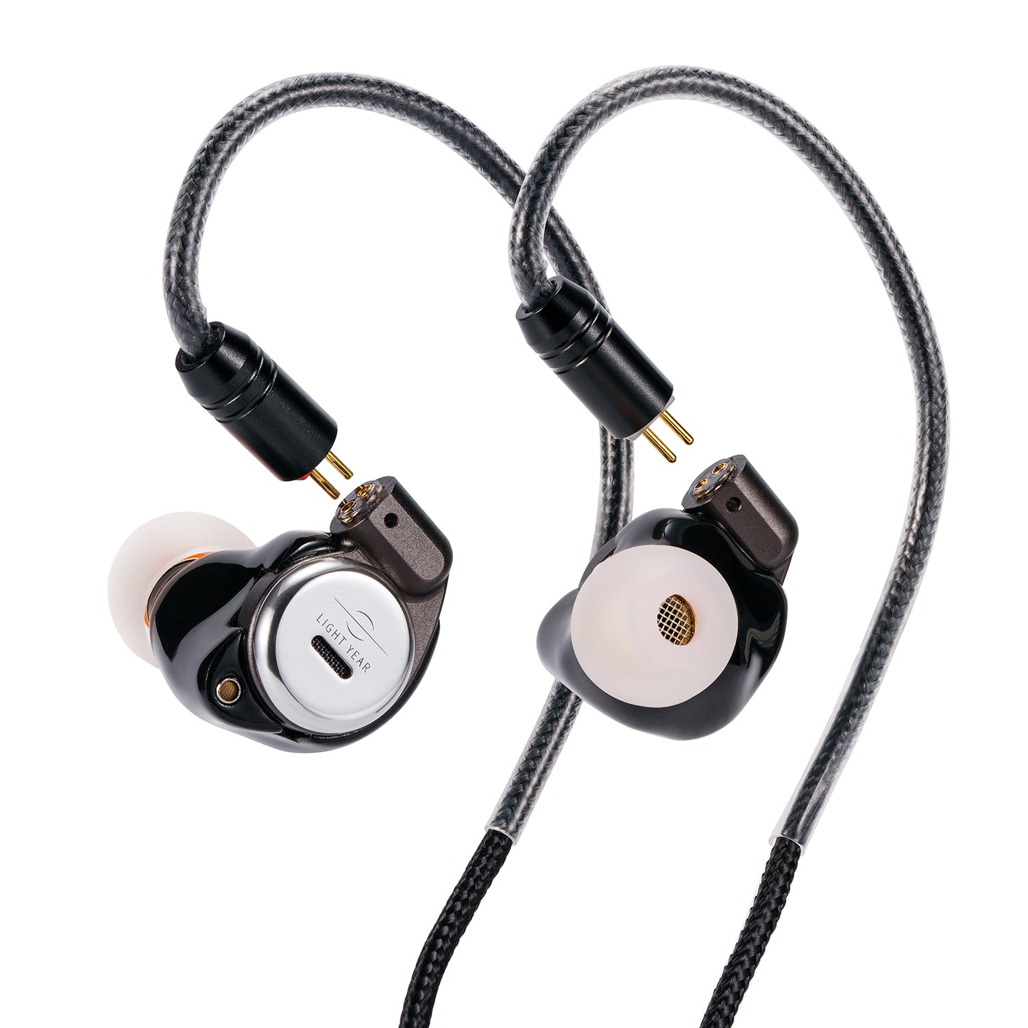 Roseselsa Star City 5 Pro 1DD+2BA Hybrid Headphones HiFi Wired Earbuds in Ear Earphones High Fidelity with IEM Cable