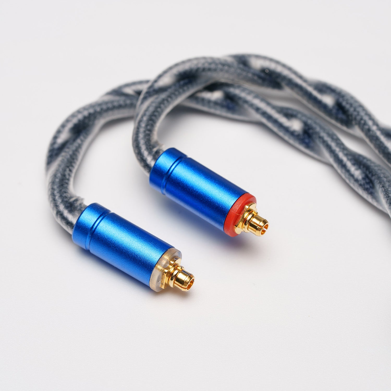 ROSESELSA FAUST Upgrade IEM Cable for HiFi Headphones 6N Silver Plated OCC Single Crystal Copper Mixed 4-Braided 8 Core Cord for Audiophiles Earbuds