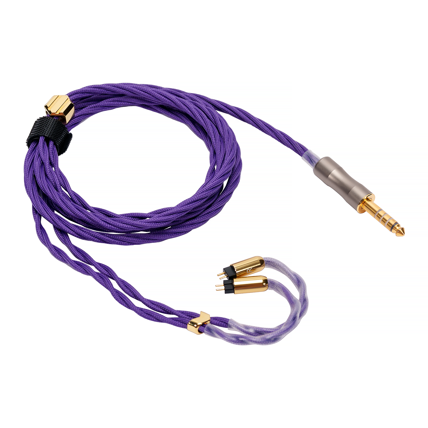 イヤホン Rose Technics GOLDEN ROSE 2pin-4.4mm ROSESELSA Golden Rose Upgrade IEM Cable for HiFi Headphones