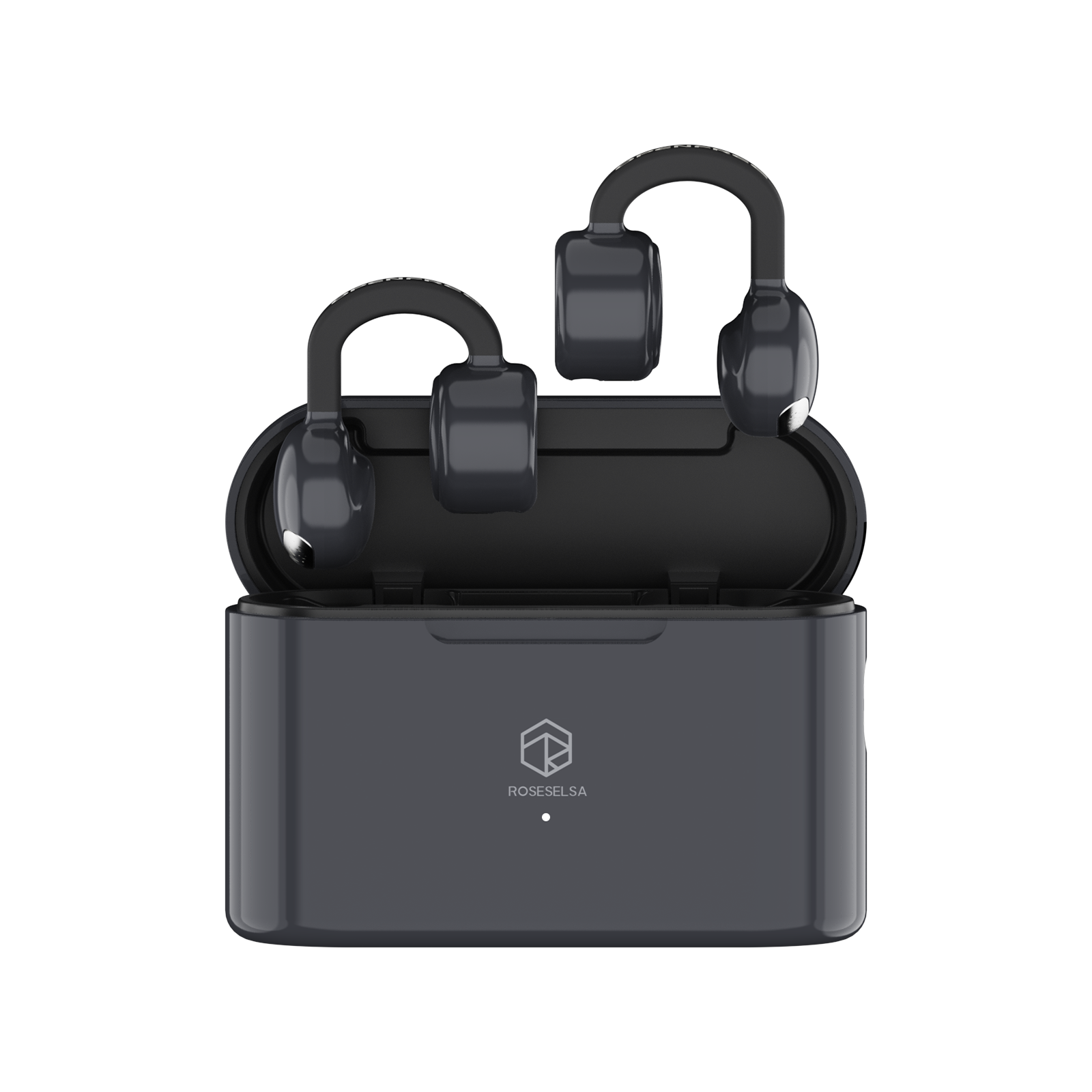 ROSESELSA OpenFree Open Ear Wireless Earbuds LDAC LDHC HiFi Sound Bluetooth 5.4 Earphones 52H Battery LC3 Game Mode 20ms
