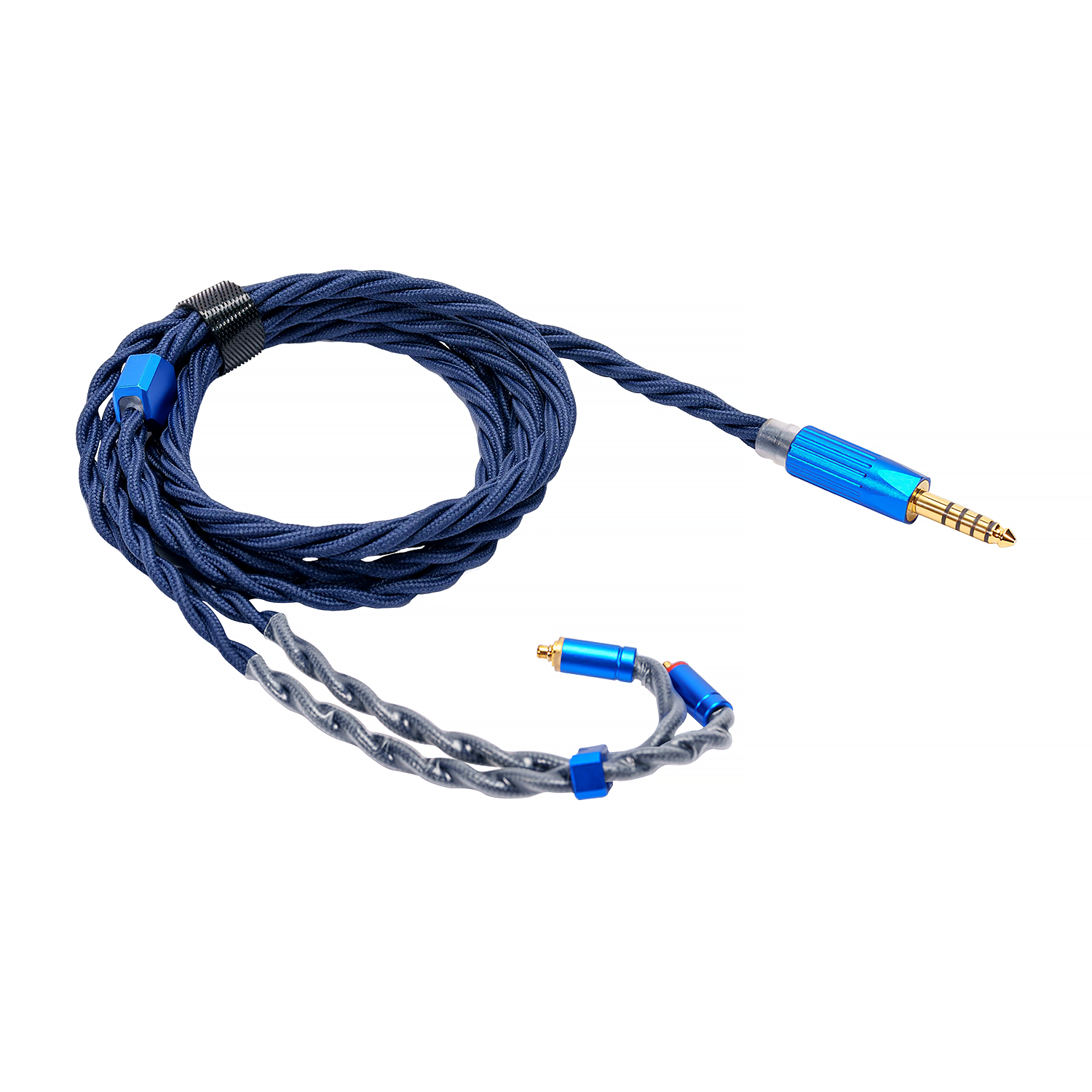 ROSESELSA FAUST Upgrade IEM Cable for HiFi Headphones 6N Silver Plated OCC Single Crystal Copper Mixed 4-Braided 8 Core Cord for Audiophiles Earbuds