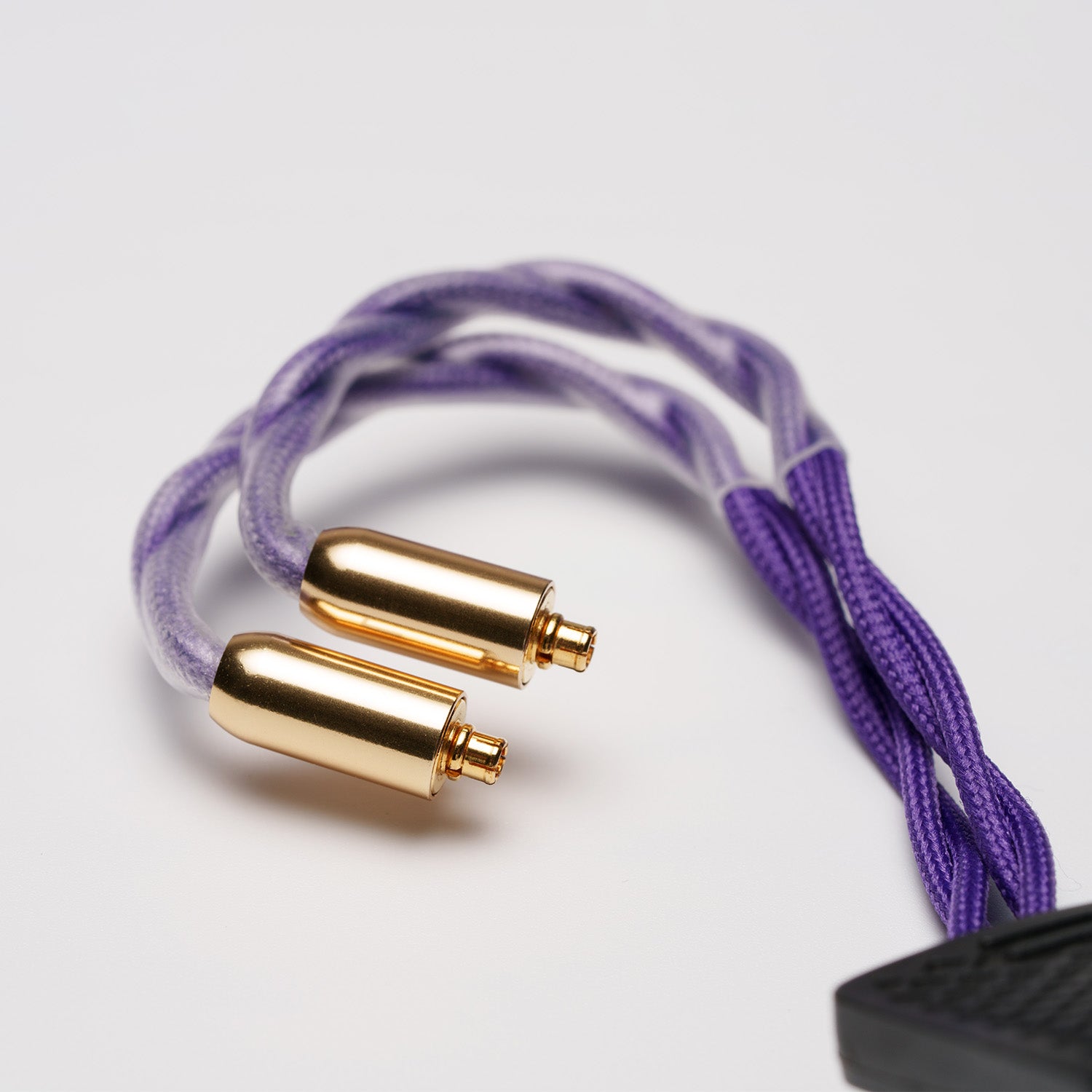 ROSESELSA Golden Rose Upgrade IEM Cable for HiFi Headphones 6N OCC Single Crystal Silver Single Crystal Copper Mixed 4-Braided 8 Core Cord for Audiophiles Earbuds