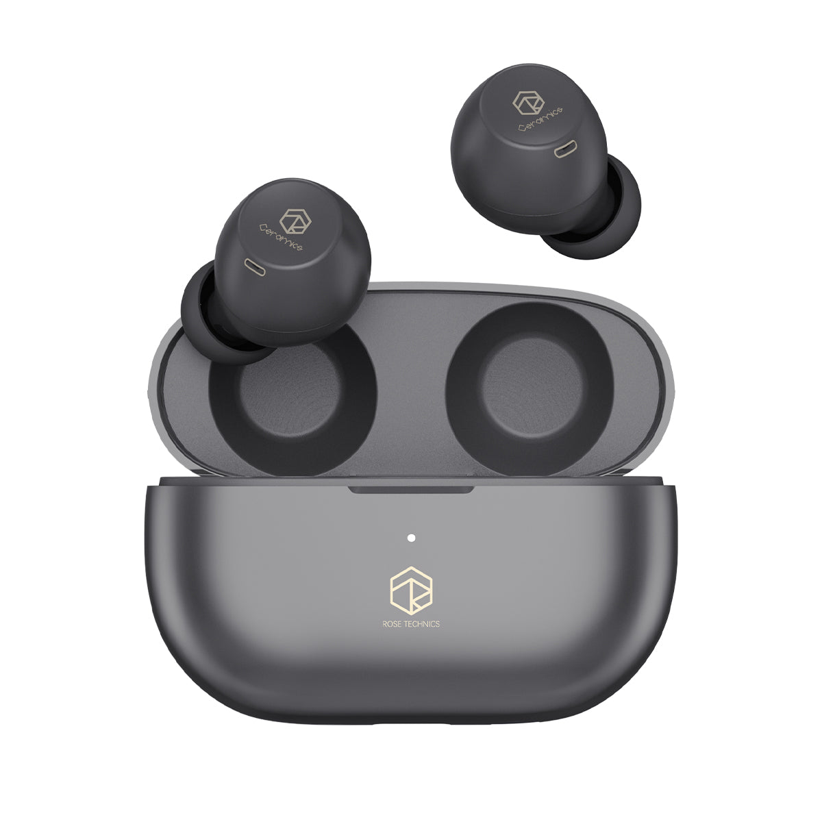 ROSESELSACERAMICSXTrueWirelessStereoEarbuds,ANCHeadphoneswith4HDMics,IPX5SweatResistantAnti-WindEarphones,LDAC,40H54msGamingModeDualConnectivity