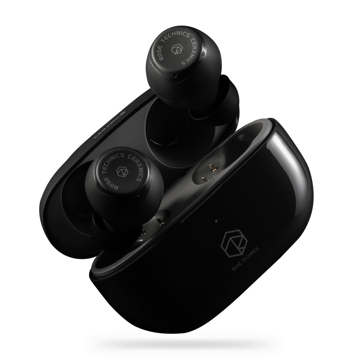 ROSE TECHNICS CERAMICS True Wireless Stereo Earbuds, Bluetooth 5.3 High-Fidelity Headphones with HD Mics, 60ms Gaming Earphones, 35H Playtime with Super Charge, IP54