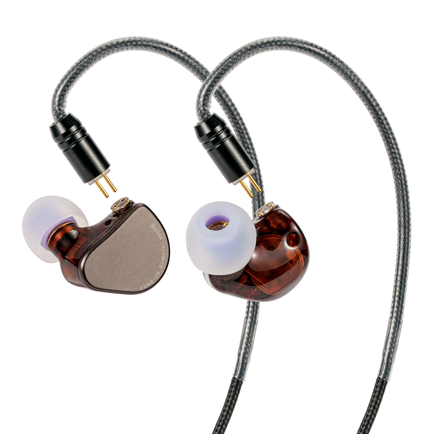 ROSE TECHNICS QT9 MK3, 1DD+4BA Hybrid In-Ear Monitor HiFi Earbuds Wired Earphones MMCX Detachable Headphone Cable IEM