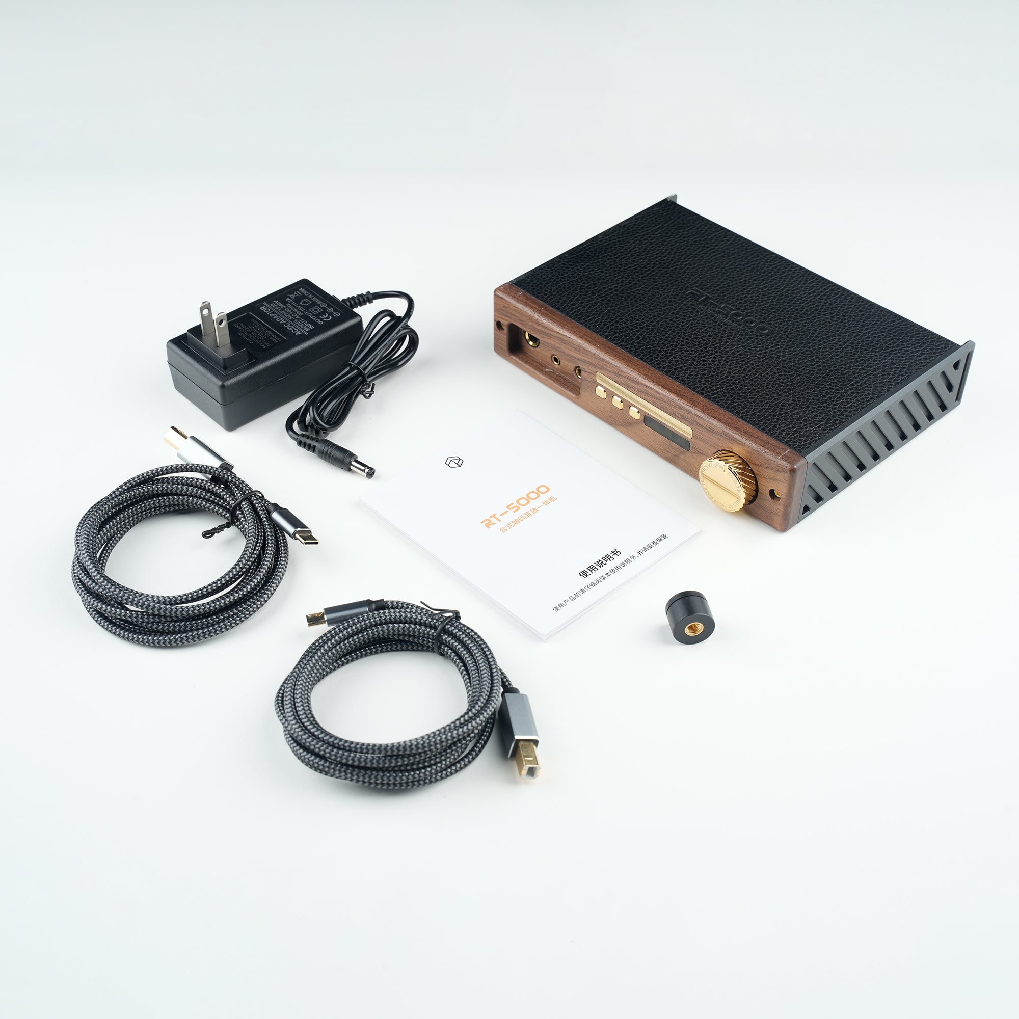 ROSE TECHNICS RT-5000 Integrated Headphone Amplifier and Decoder High-End Dual ESS9038Pro Chips